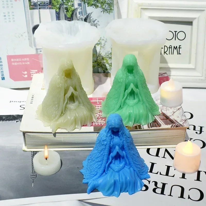 Soap Making Gel - 할로윈 마녀 래니 실리콘 양초 몰드