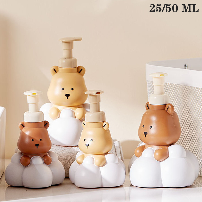 Soap Making Gel - 만화 구름 곰 거품 비누 디펜서,