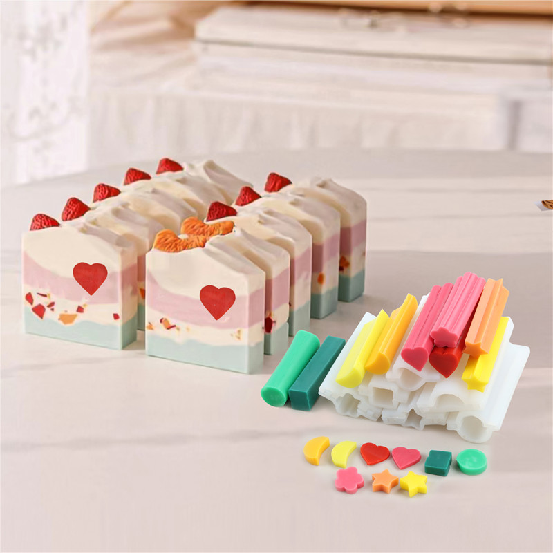 Soap Making Youtube - 러브 하트 실리콘 비누 몰드, 대형