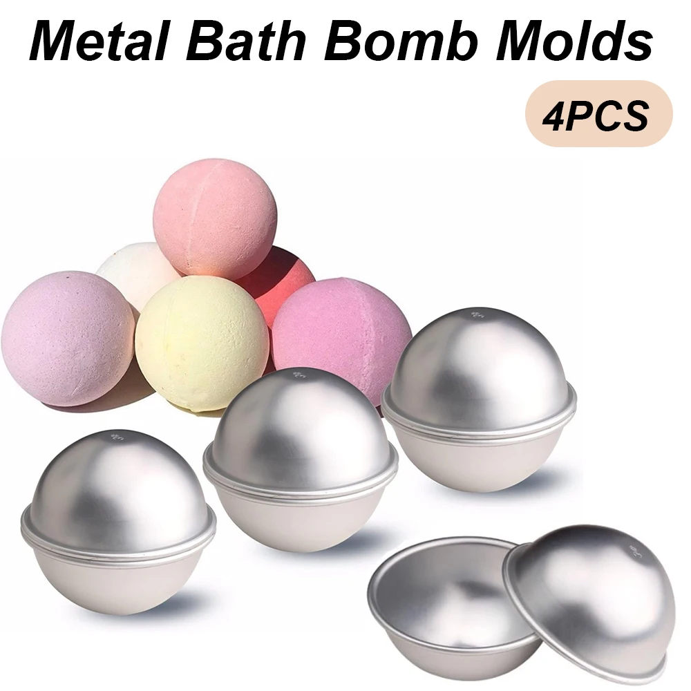 Soap Making Kit For Beginners - 4개/세트 반원형 구 모양의 욕조용 볼