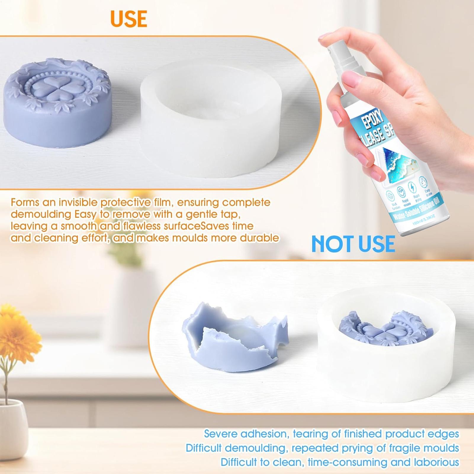 실리콘 이형 스프레이 에폭시 이형 스프레이 강력한 몰드 - Soap Making Items 리뷰 및 가격