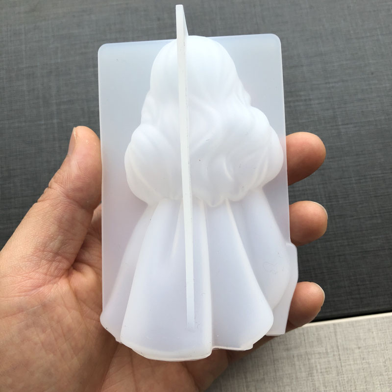 3D 귀여운 공주 실리콘 양초 금형 천사 소녀 비누 수 - Soap Making Line 리뷰 및 가격