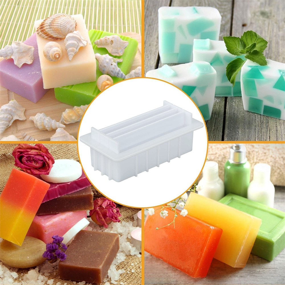 42온스 실리콘 비누 몰드 (5개 아크릴 칸막이 포함) - Soap Making Items 리뷰 및 가격