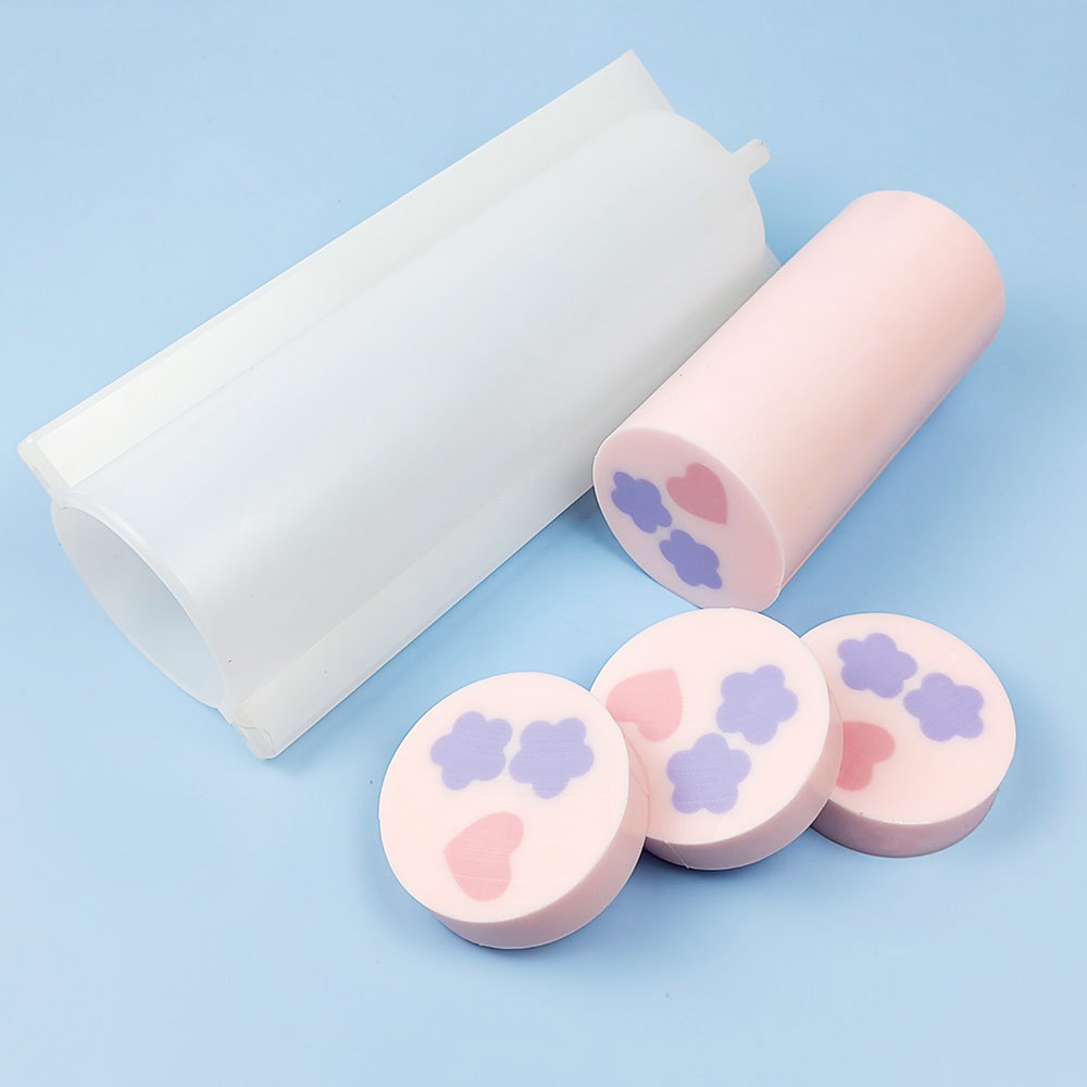 큰 실린더 수제 비누 금형 7.2cm 직경 대형 비누  - Soap Making Youtube 리뷰 및 가격