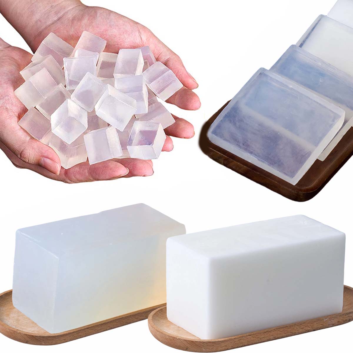 1000g 글리세린 비누 베이스 DIY 수제 비누 베이 - Soap Making Glycerin 리뷰 및 가격