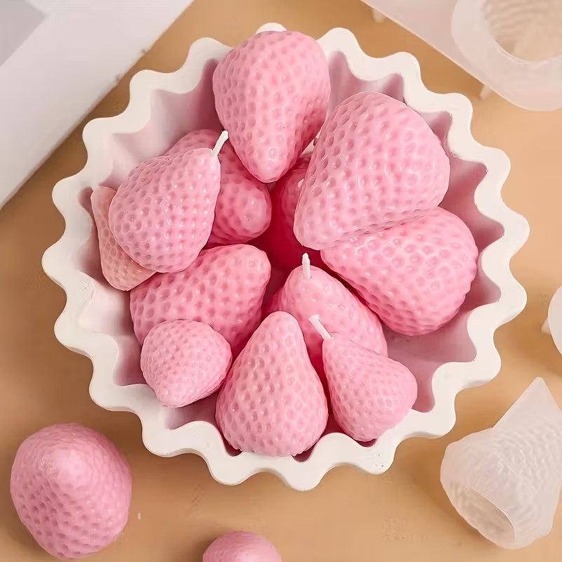 DIY 아로마테라피 비누 레진 공예용 딸기 실리콘 캔들 - Soap Making Line 리뷰 및 가격