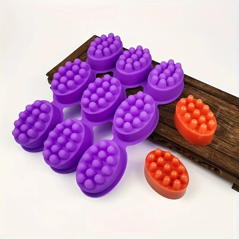 1/3PCS-3D 수제 실리콘 비누 몰드 마사지 테라피 - Soap Making Gel 리뷰 및 가격