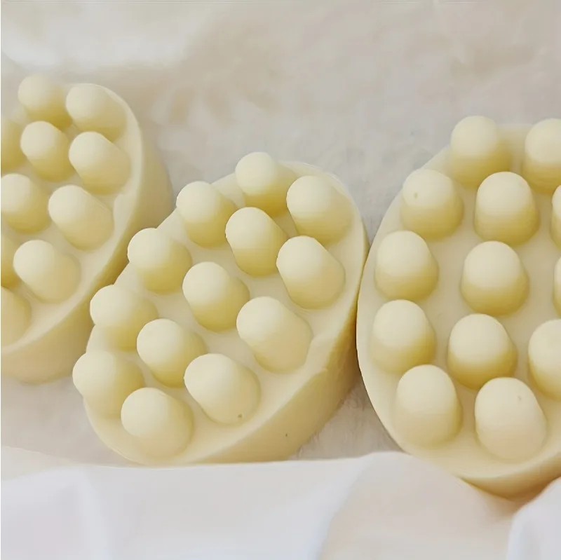 1/3PCS-3D 수제 실리콘 비누 몰드 마사지 테라피 - Soap Making Gel 리뷰 및 가격