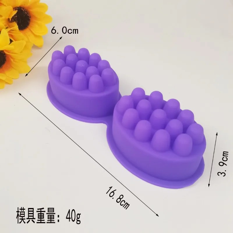 1/3PCS-3D 수제 실리콘 비누 몰드 마사지 테라피 - Soap Making Gel 리뷰 및 가격