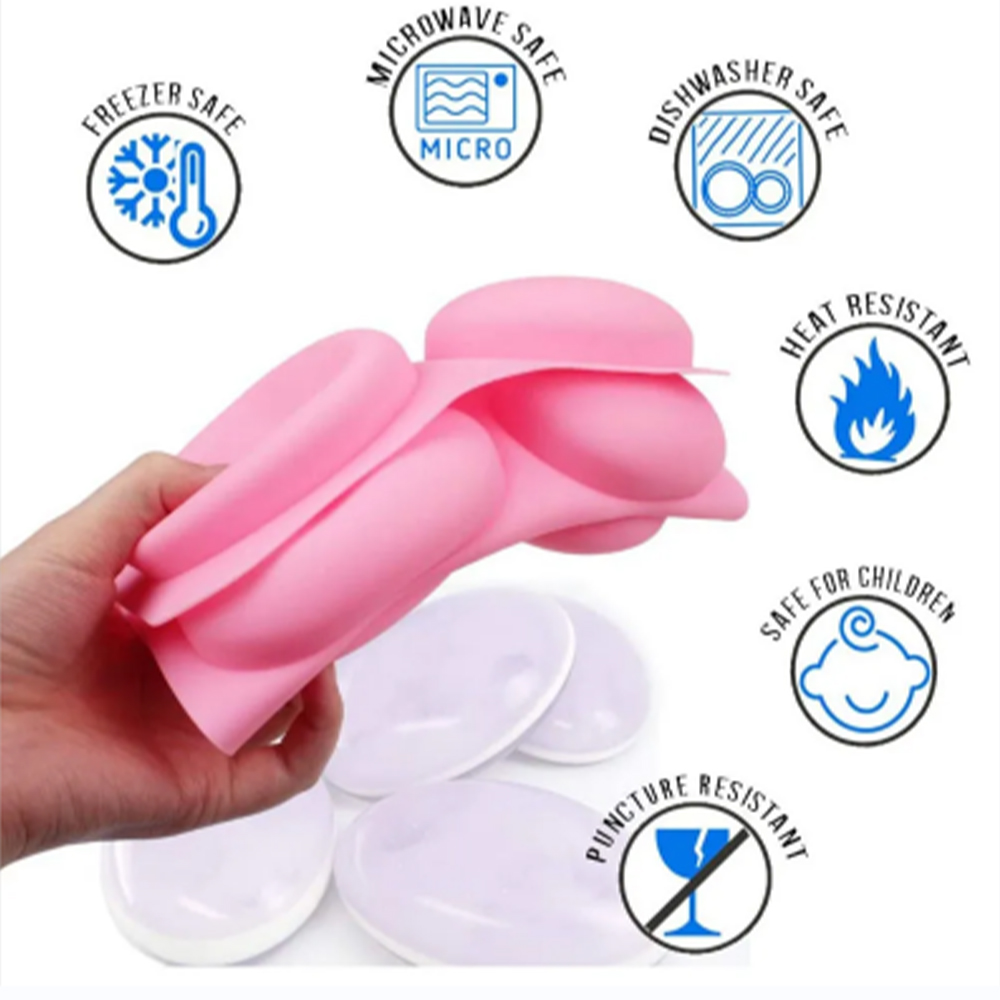 6 캐비티 케이크 베이킹 팬용 다기능 타원형 실리콘 비 - Soap Making Line 리뷰 및 가격