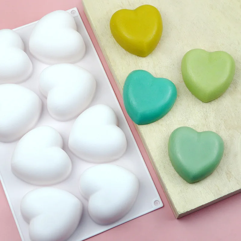 사랑 심장 실리콘 비누 금형 수제 양초 만들기 키트 D - Soap Making Line 리뷰 및 가격