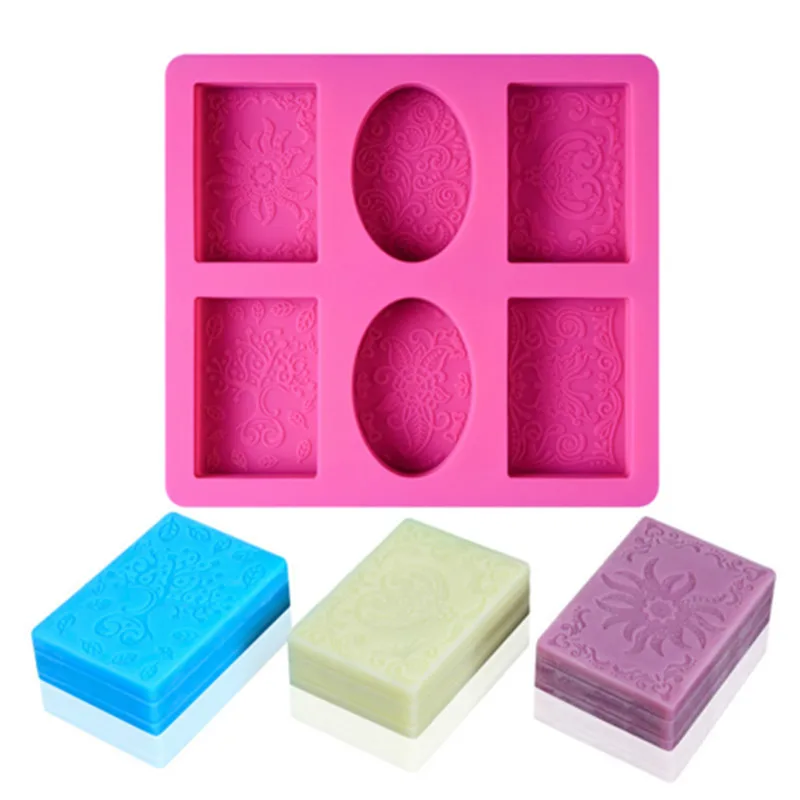 1개 6홀 3D 캔들 몰드 실리콘 비누 몰드 비누 제작 - Soap Making Gel 리뷰 및 가격