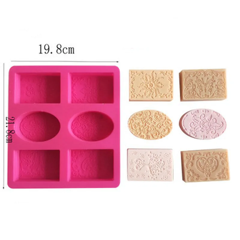 1개 6홀 3D 캔들 몰드 실리콘 비누 몰드 비누 제작 - Soap Making Gel 리뷰 및 가격