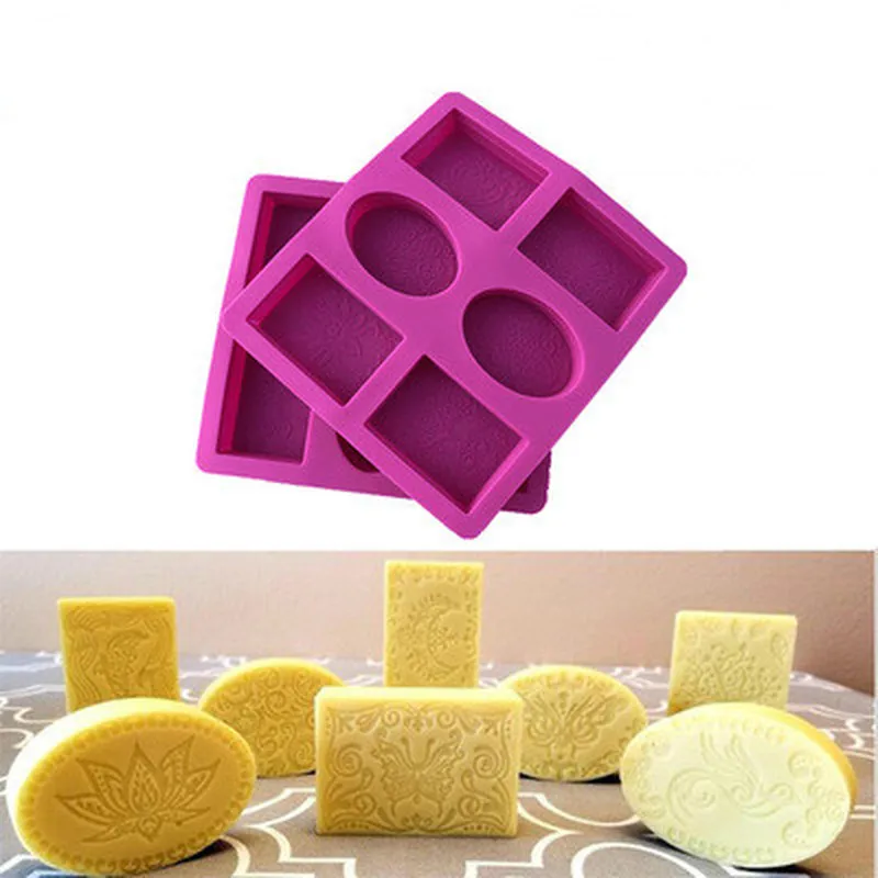 1개 6홀 3D 캔들 몰드 실리콘 비누 몰드 비누 제작 - Soap Making Gel 리뷰 및 가격