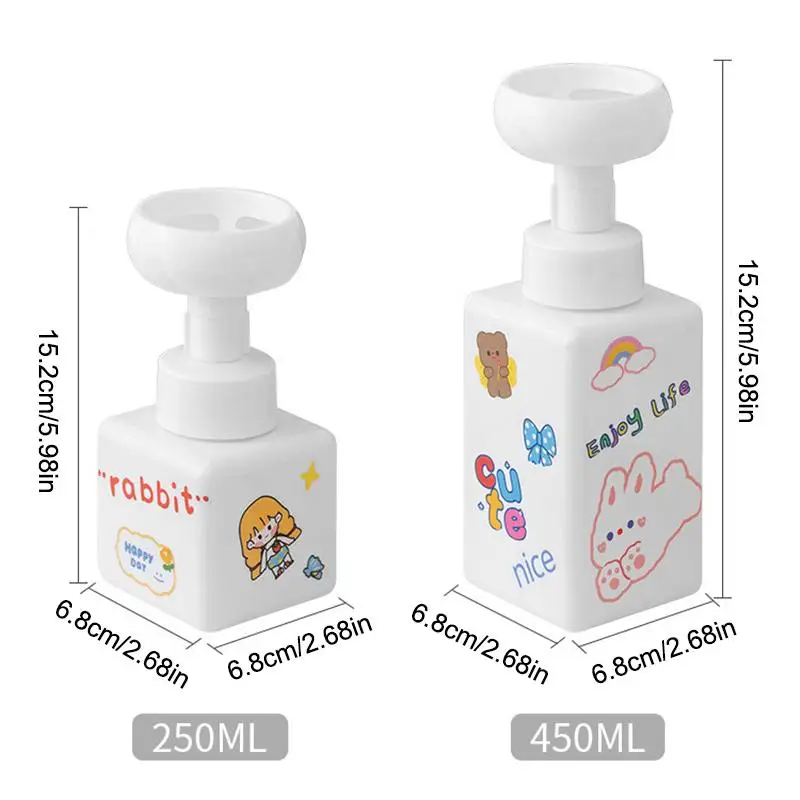 250/450ml 꽃 모양 폼 펌프 디스펜서 병 플라스 - Soap Making Jug 리뷰 및 가격
