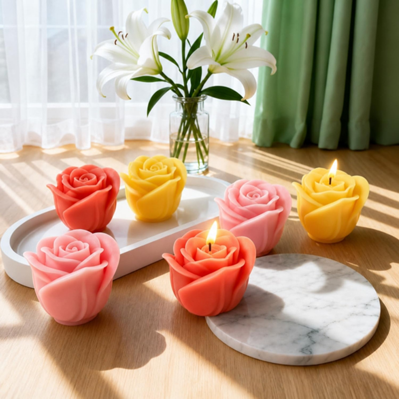 1개 3D 로즈 실리콘 몰드, 양초, 비누, 레진 제작 - Soap Making Gel 리뷰 및 가격